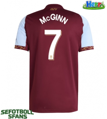 Aston Villa John McGinn #7 Hemmatröja 2025-26 Kortärmad
